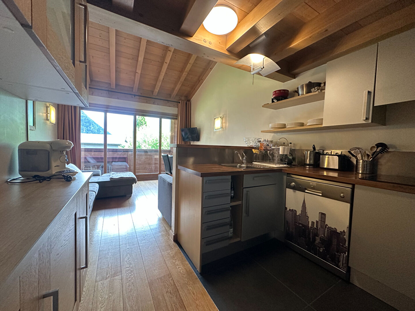 Photo À vendre , Appartement quadruplex - 5 pièces de 78.17 m2 aux Houches, vue panoramique sur les montagnes image 1/6