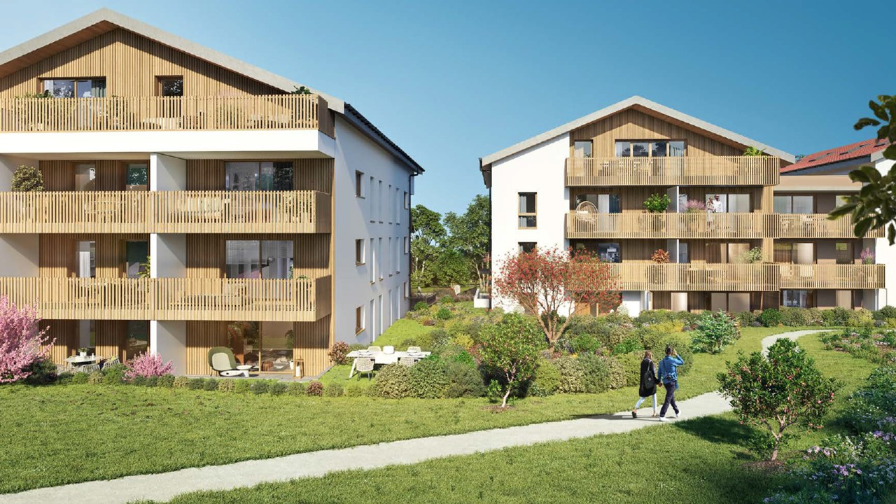 Appartement T2 de 49.10m² au 3éme étage - Archamps