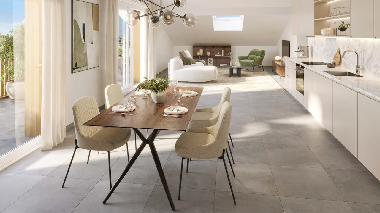 Photo Appartement T2 de 49.10m² au 3éme étage - Archamps image 2/6