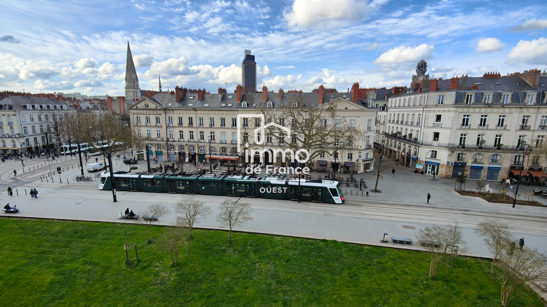 Appartement Nantes 1 pièce(s) - Centre Ville - 21m²