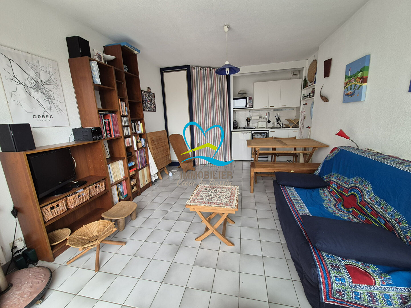 Photo Appartement Andernos Les Bains 2 pièce(s) vue Bassin image 4/6