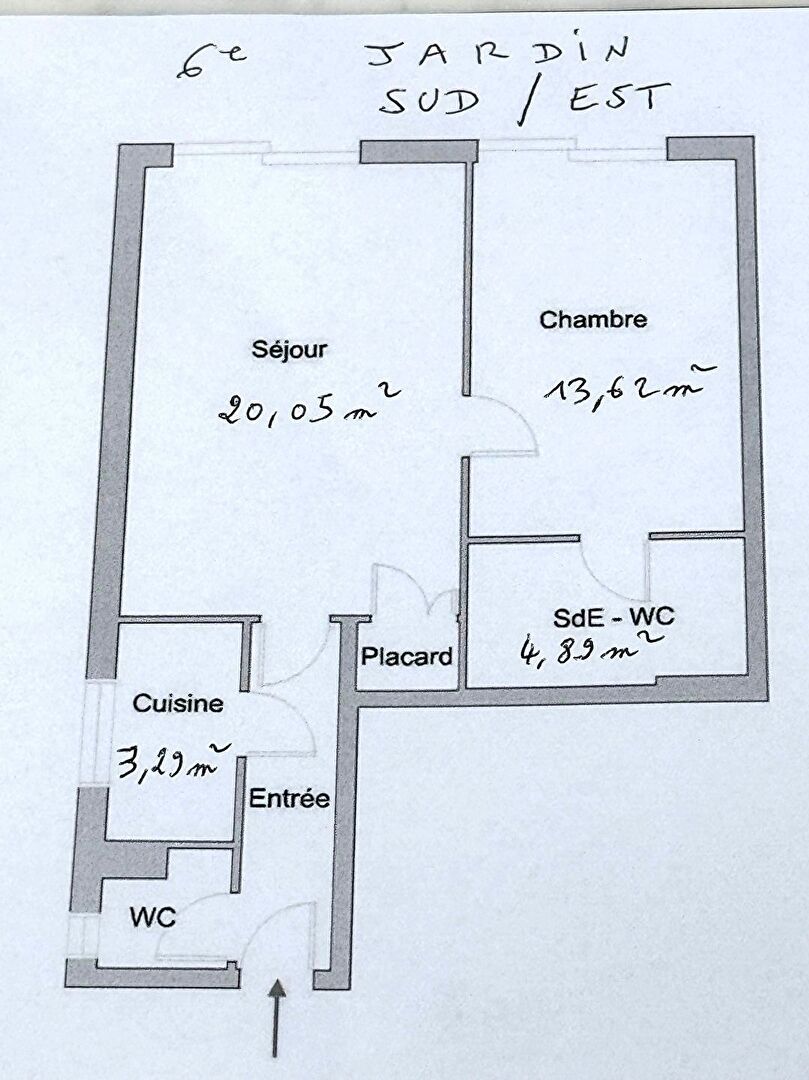 Photo A VENDRE CONVENTION 75015 PARIS Appartement 2 pièces de 48 m² : image 3/6