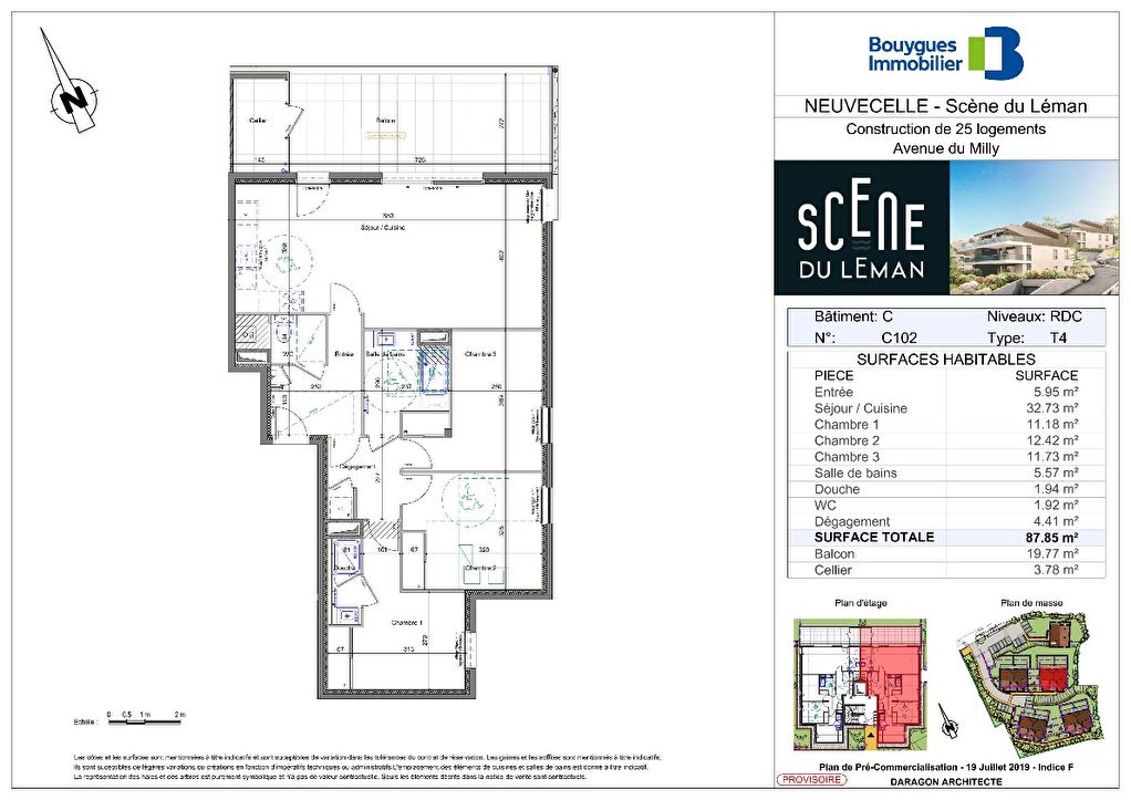 Vente Appartement de 4 pièces 88 m² - NEUVECELLE 74500 | IMOGROUP EVIAN - IMOGROUP photo1