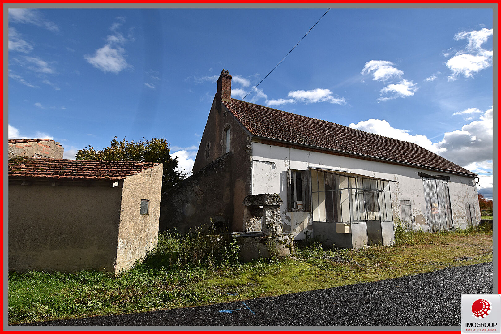 Longère à rénover avec fort potentiel :