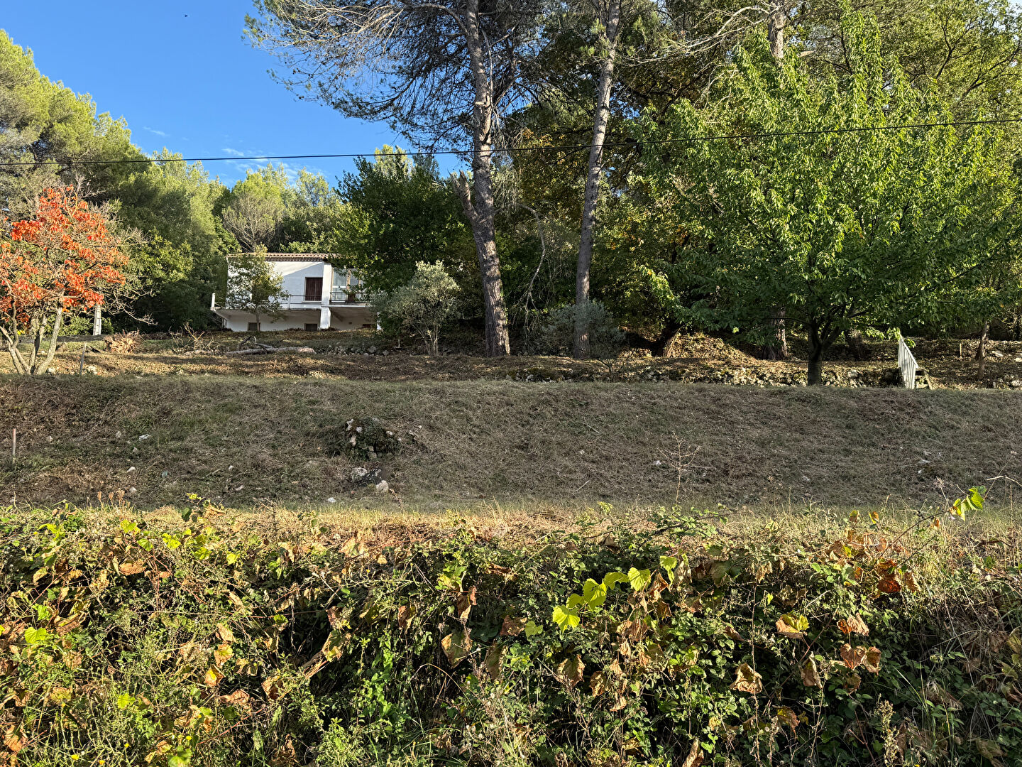 Terrain à bâtir avec permis accordé
