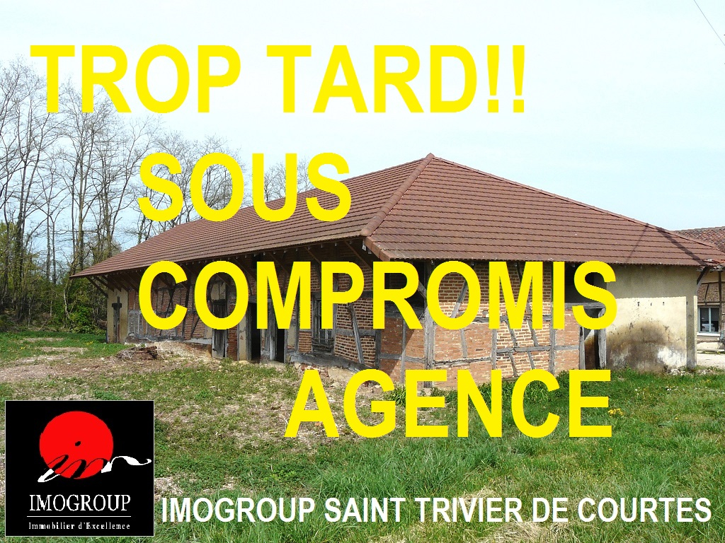 Vente Maison de 1 pièces 330 m² - SAINT TRIVIER DE COURTES 01560 | IMOGROUP SAINT TRIVIER DE COURTES - IMOGROUP photo1