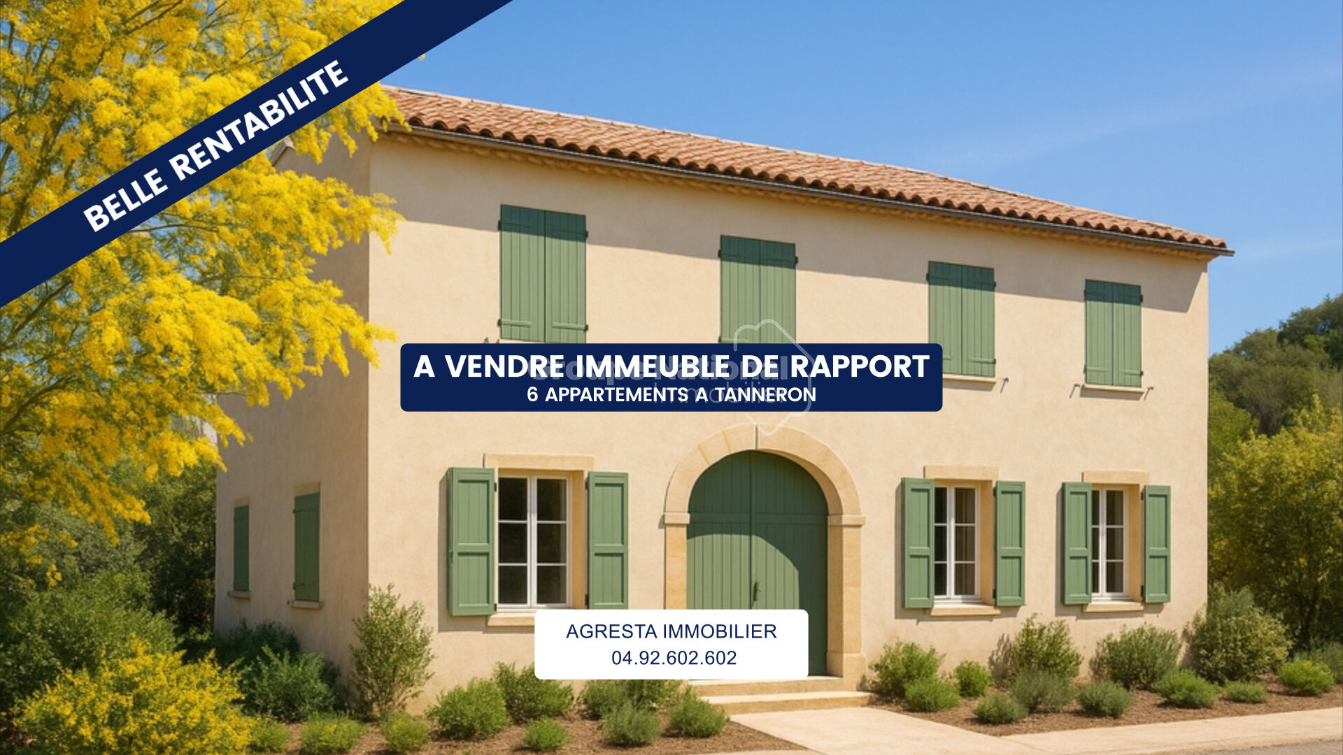 A vendre à Tanneron Immeuble de rapport / 6 apparentements loués /  excellente rentabilité.