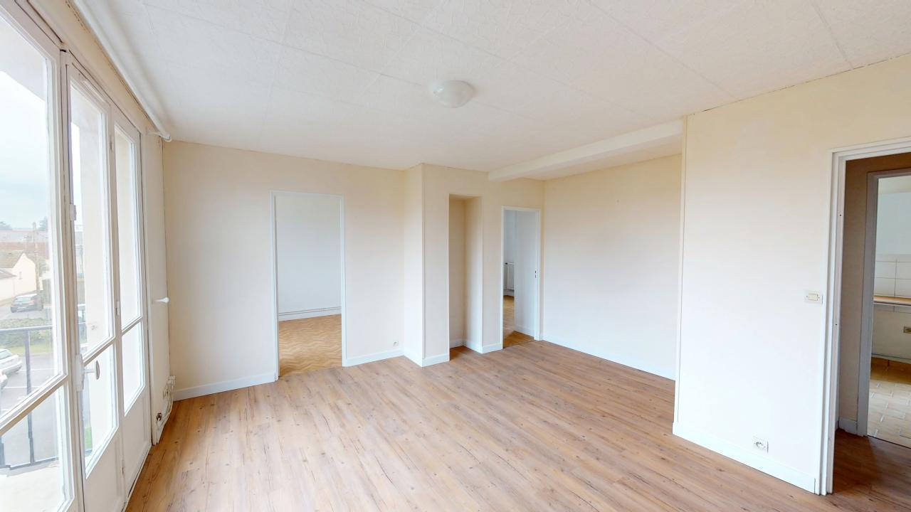 Appartement Mantes La Jolie 3 pièce(s) 57.46 m2 avec cave et stationnement