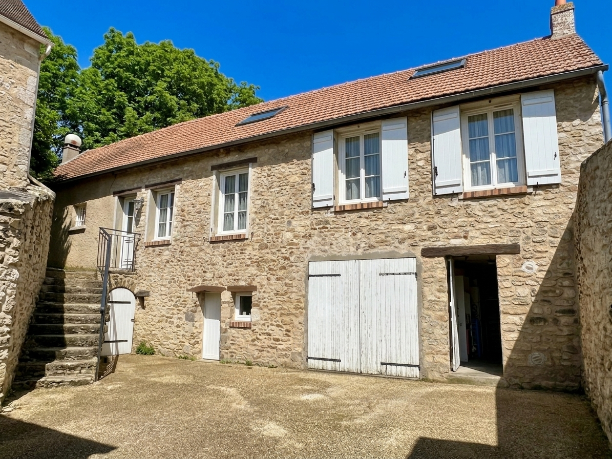 Maison familiale de charme à Guitrancourt - 7 pièce(s) 130 m2- 501 m² de jardin