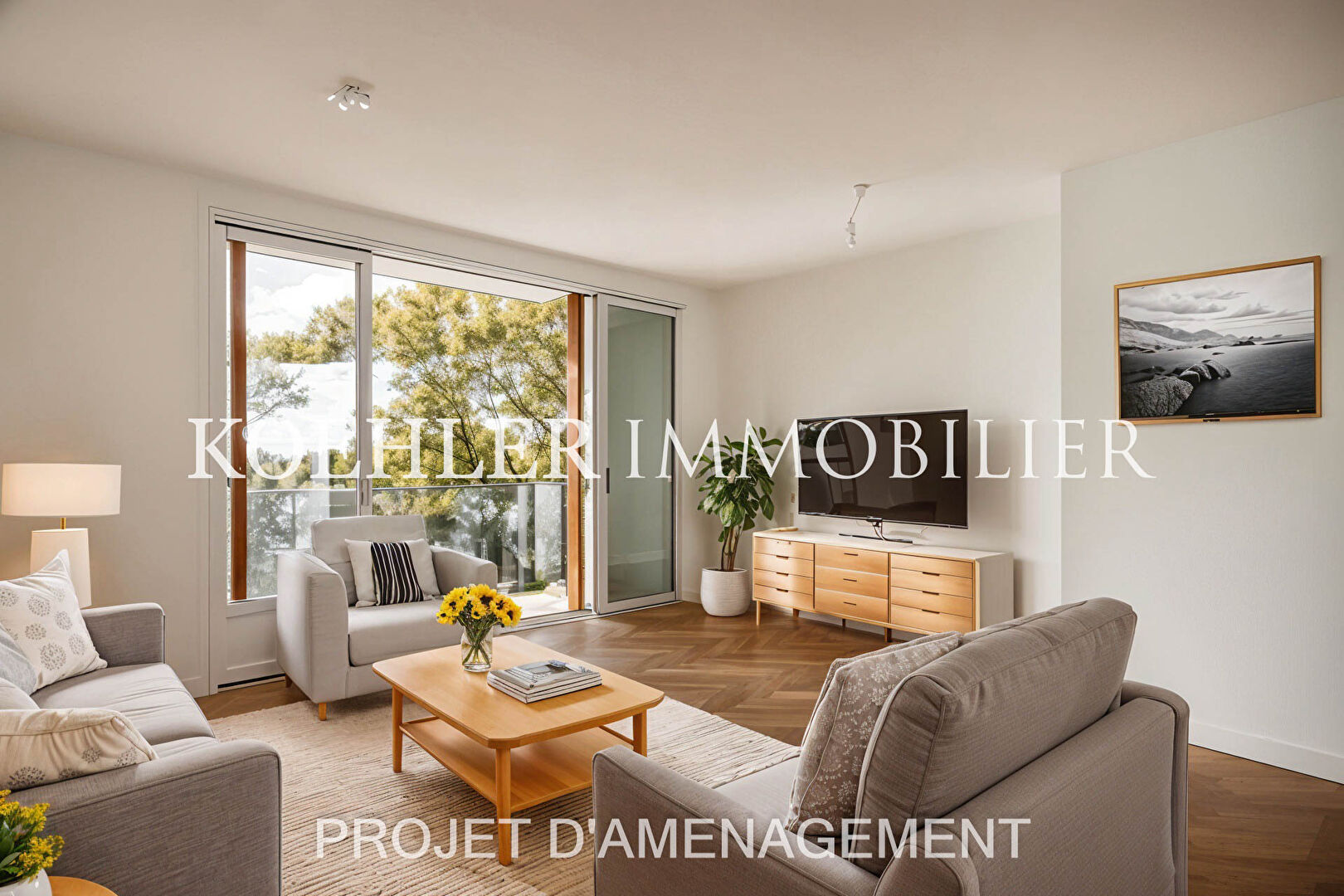 Photo LE RAINCY - Appartement  3 pièces 83 m² - balcons + ascenseur image 2/6