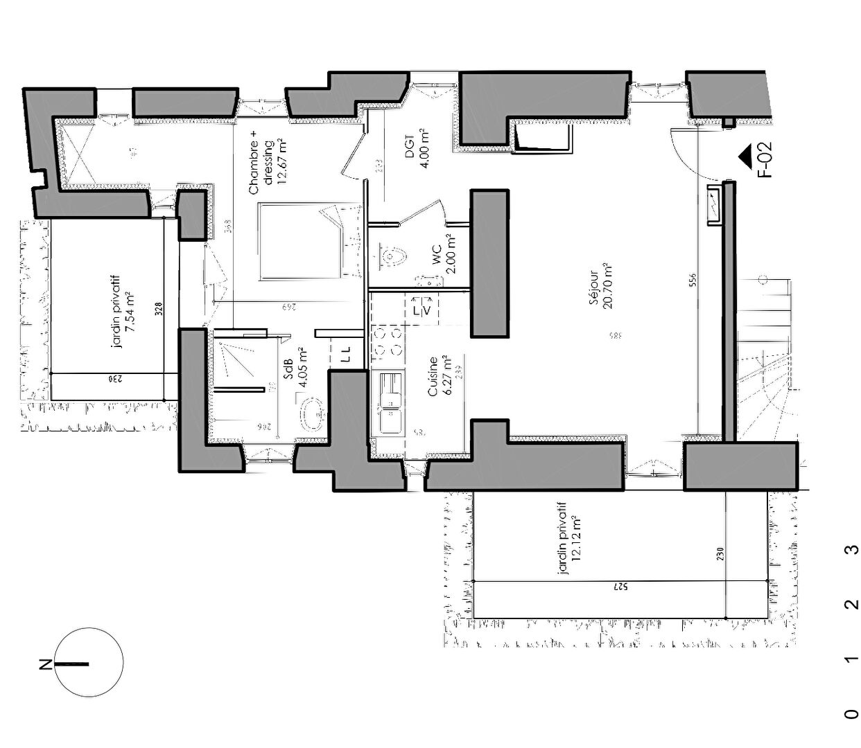 Photo Appartement Rubelles 2 pièce(s) 49.69m2 image 5/6