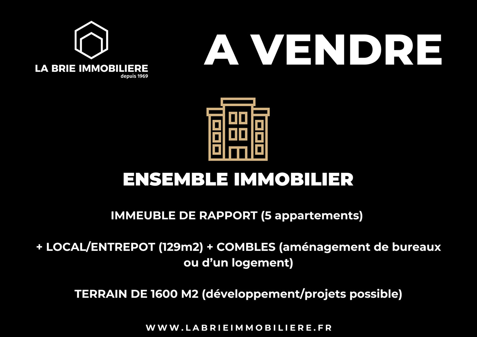 Agence immobilière de LA BRIE IMMOBILIERE