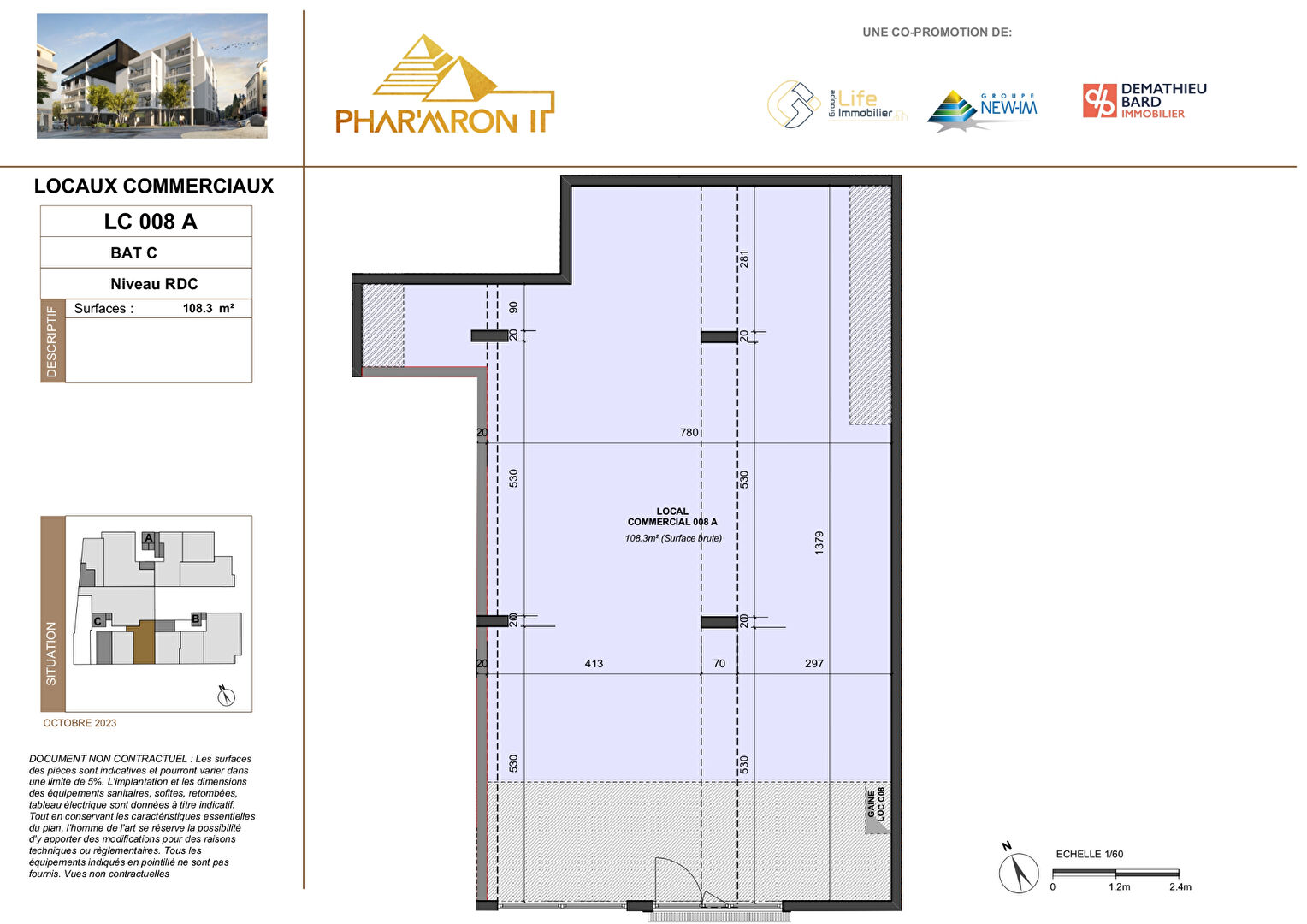 Photo Local commercial 108m² la Talaudière image 2/2