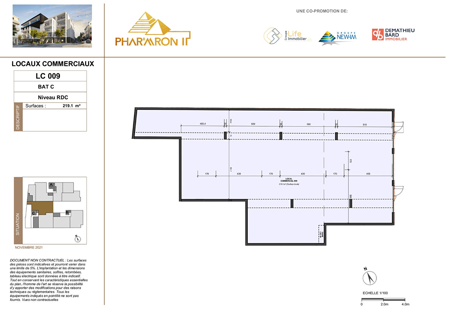 Photo Local commercial 219m² la Talaudière image 2/2
