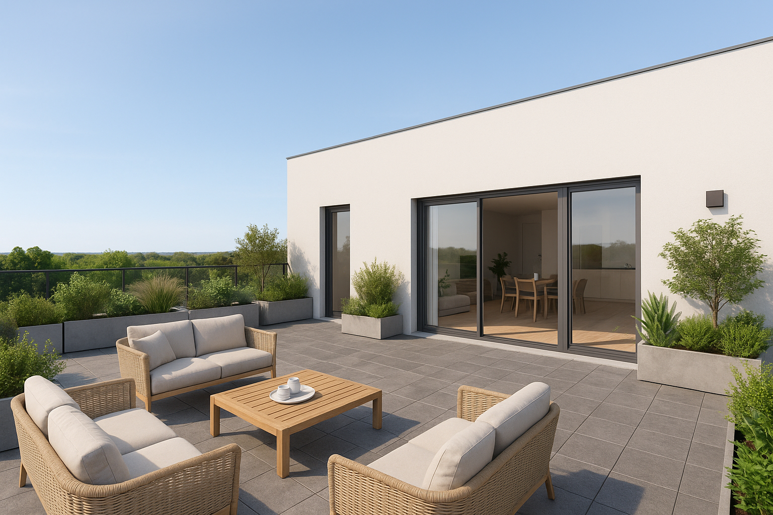 Photo Appartement 4 pièces de 140M2 + toit terrasse de 100M2 à La Talaudière image 1/6