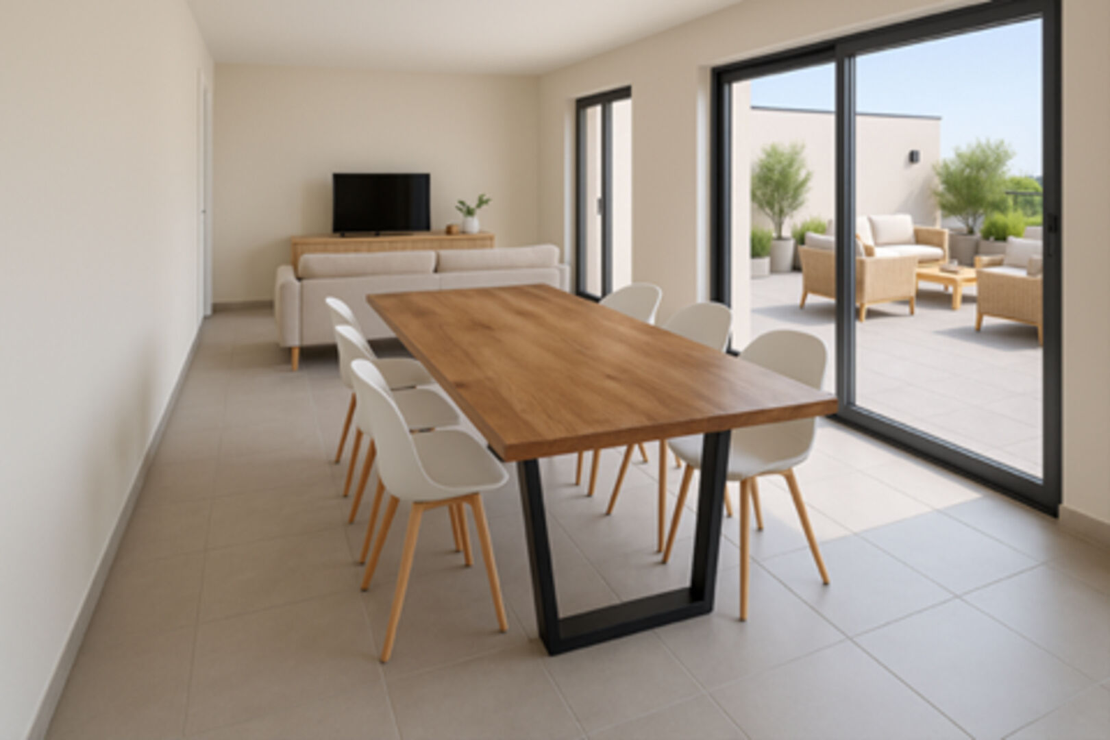 Photo Appartement 4 pièces de 140M2 + toit terrasse de 100M2 à La Talaudière image 3/6