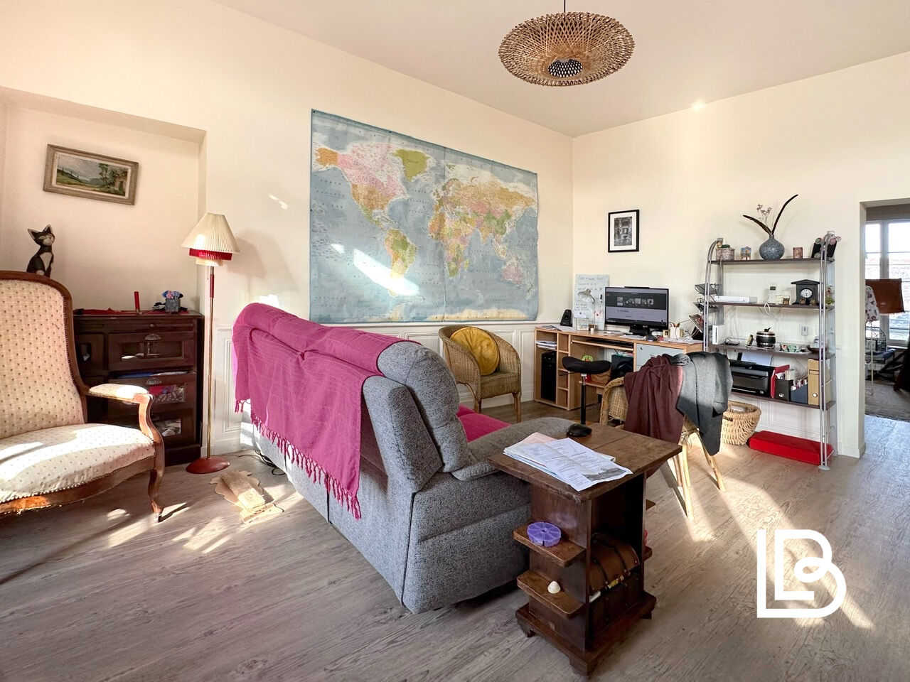 BAIN DE BRETAGNE - Appartement loué à vendre - T4 77m2