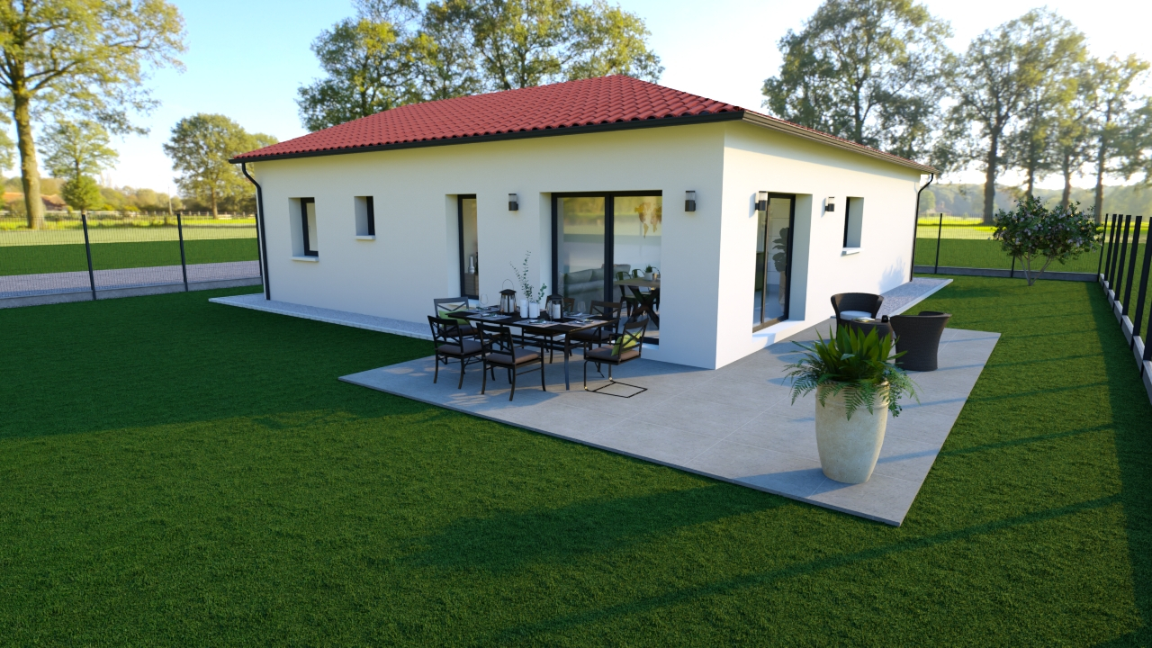 Photo Terrain + Maison (parcelle de  m²) ref  464 image 2/4