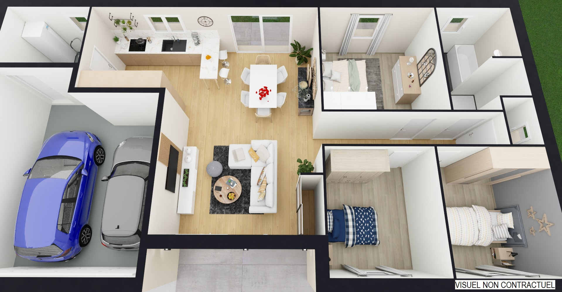 Photo Terrain + Maison (parcelle de 597 m²) ref 486 image 2/4