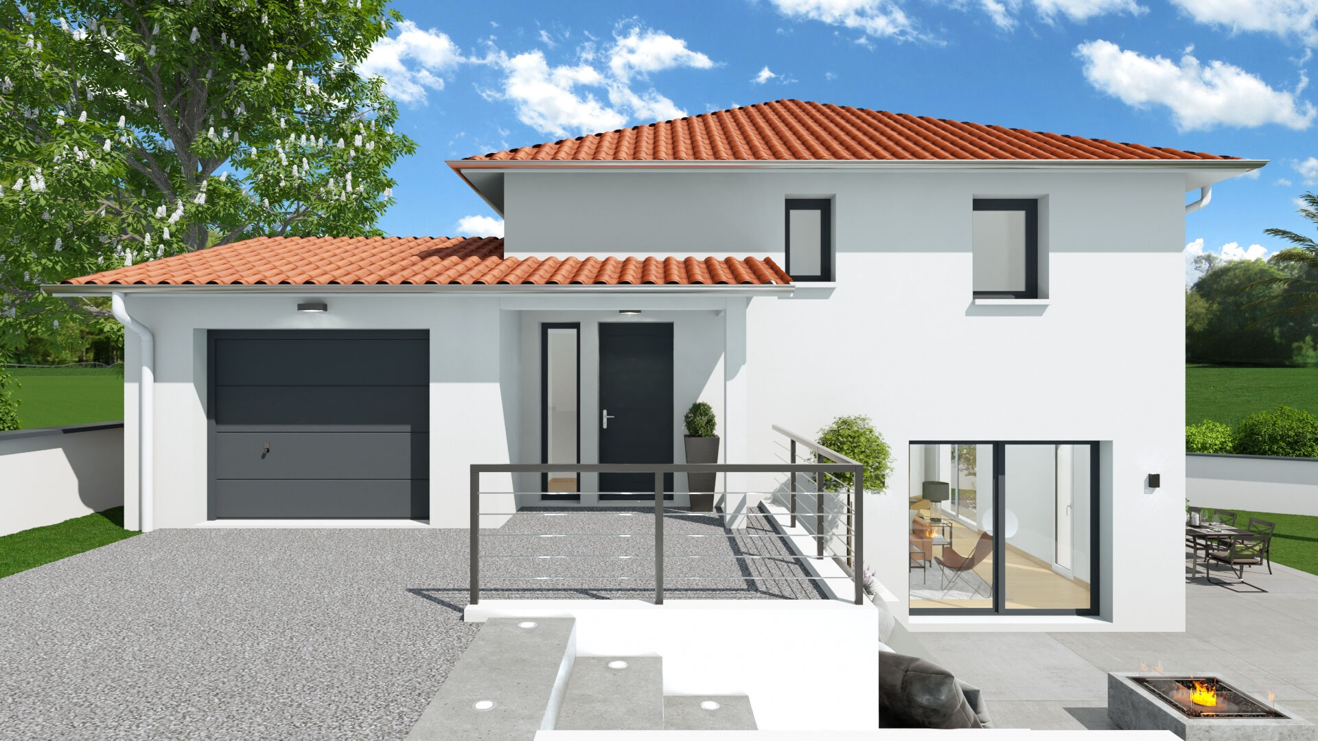 Photo Terrain + Maison (parcelle de 880 m²) Ref 489 image 2/3