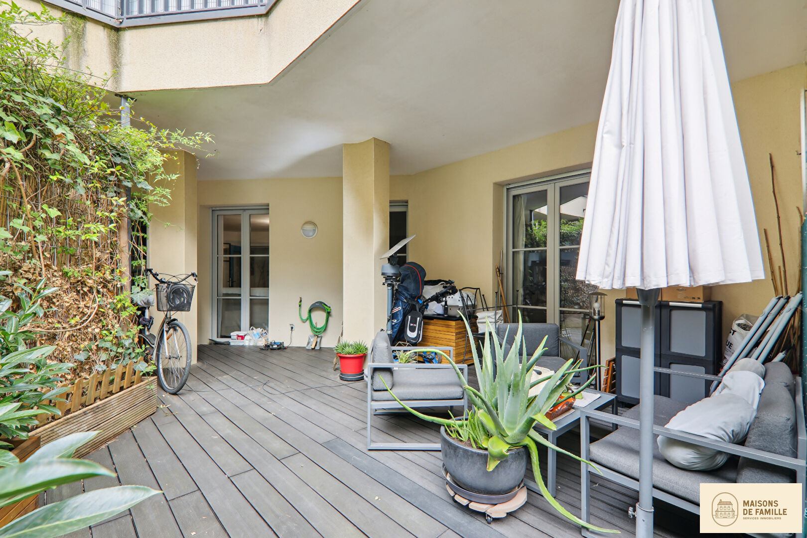 Maisons-Laffitte Château - Appartement 3 pièces 61m2 avec jardin.