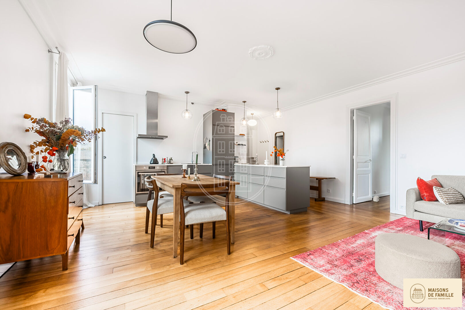 Paris 20è - Rue des Pyrénées / Charmant 2 pièces lumineux de 51,77 m2² Carrez