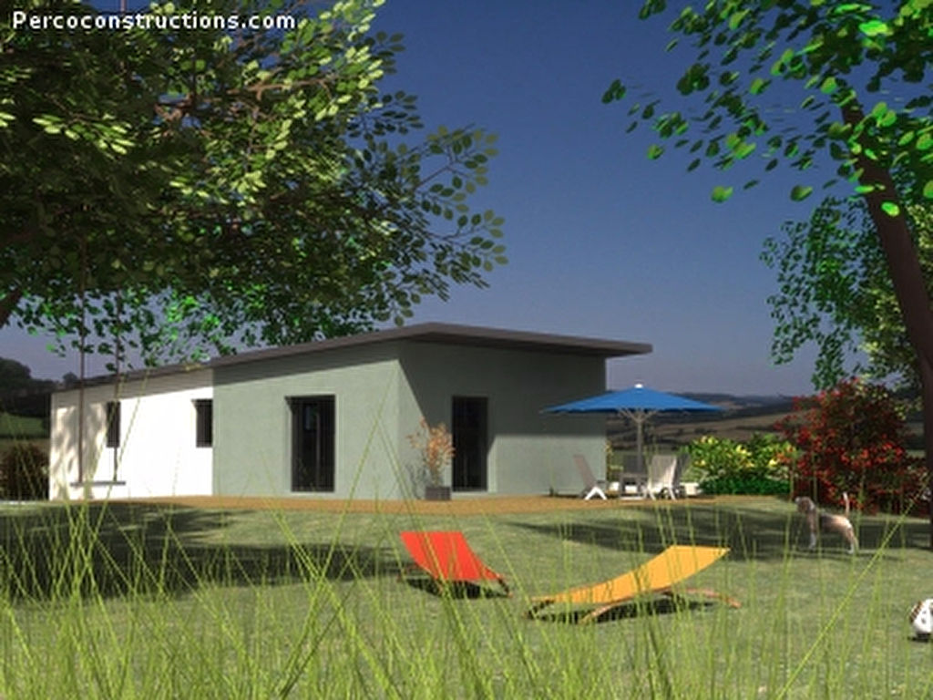 Maison Sizun plain pied moderne