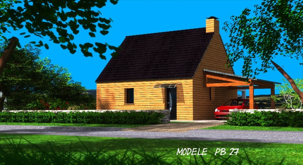 Maison bois à Lampaul Ploudalmézeau idéal premier achat -210 545
