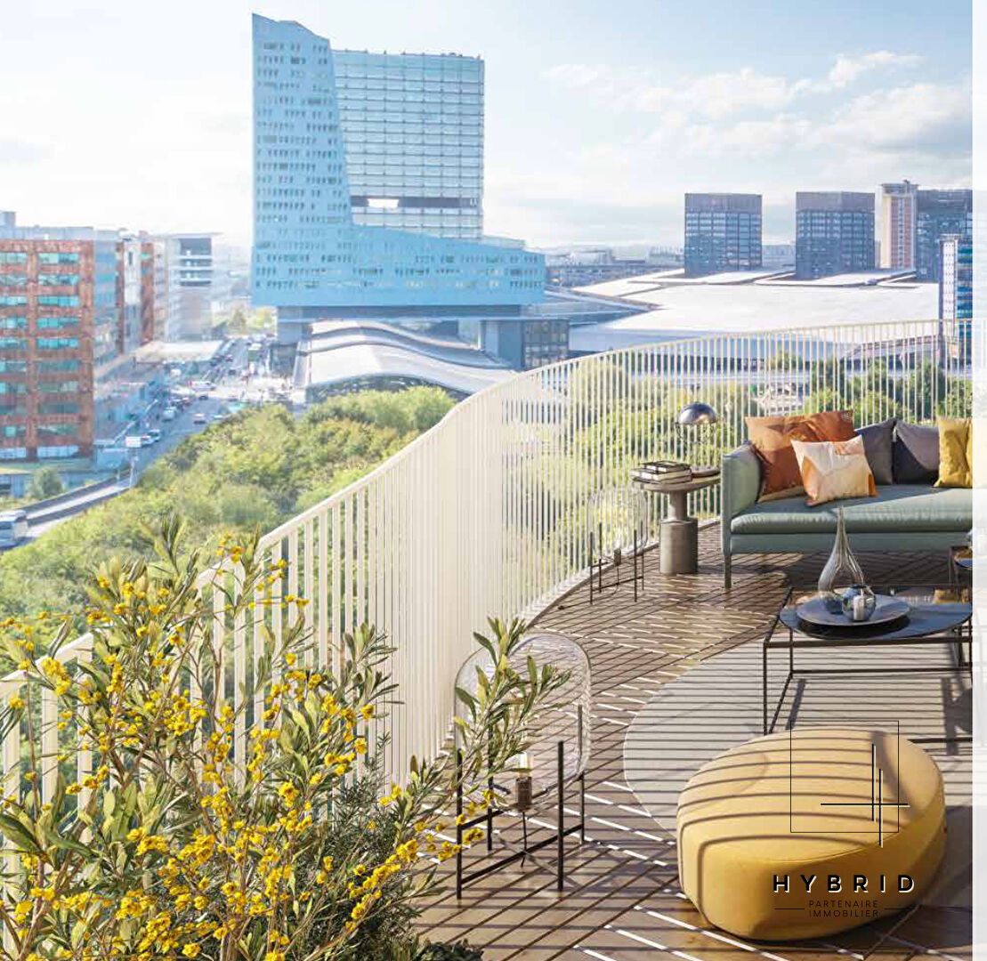 Appartement neuf avec balcon vue parc et double garage dans résidence haut standing