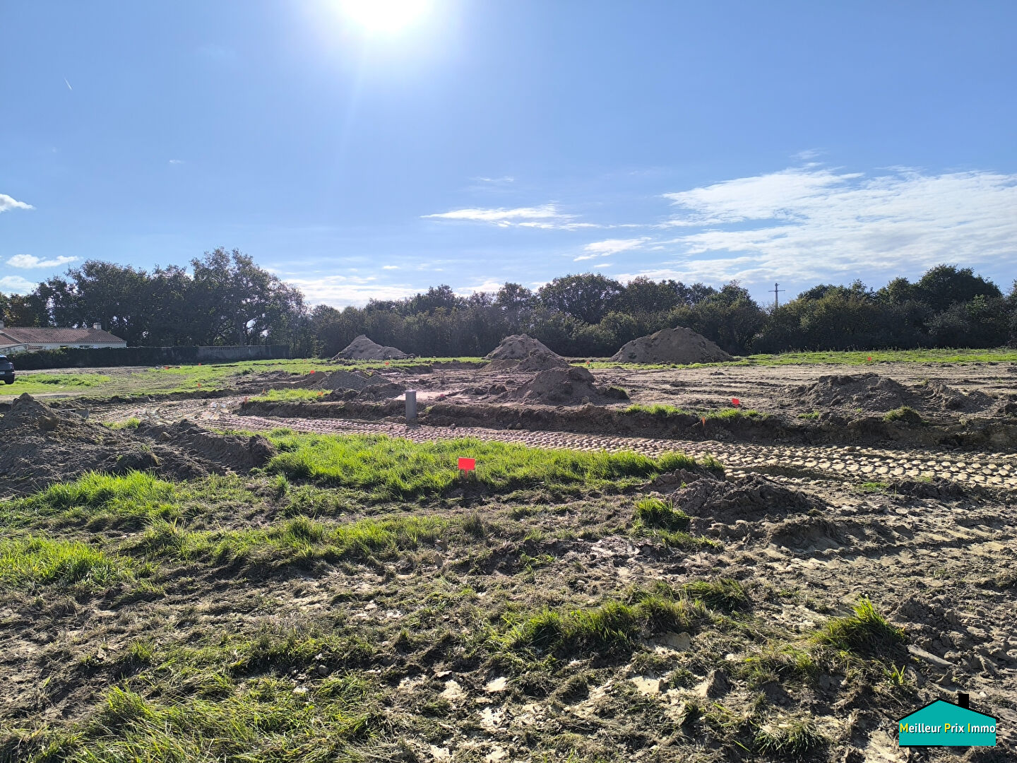 St Urbain - Terrain viabilisé de 275 m2 - Libre de construction