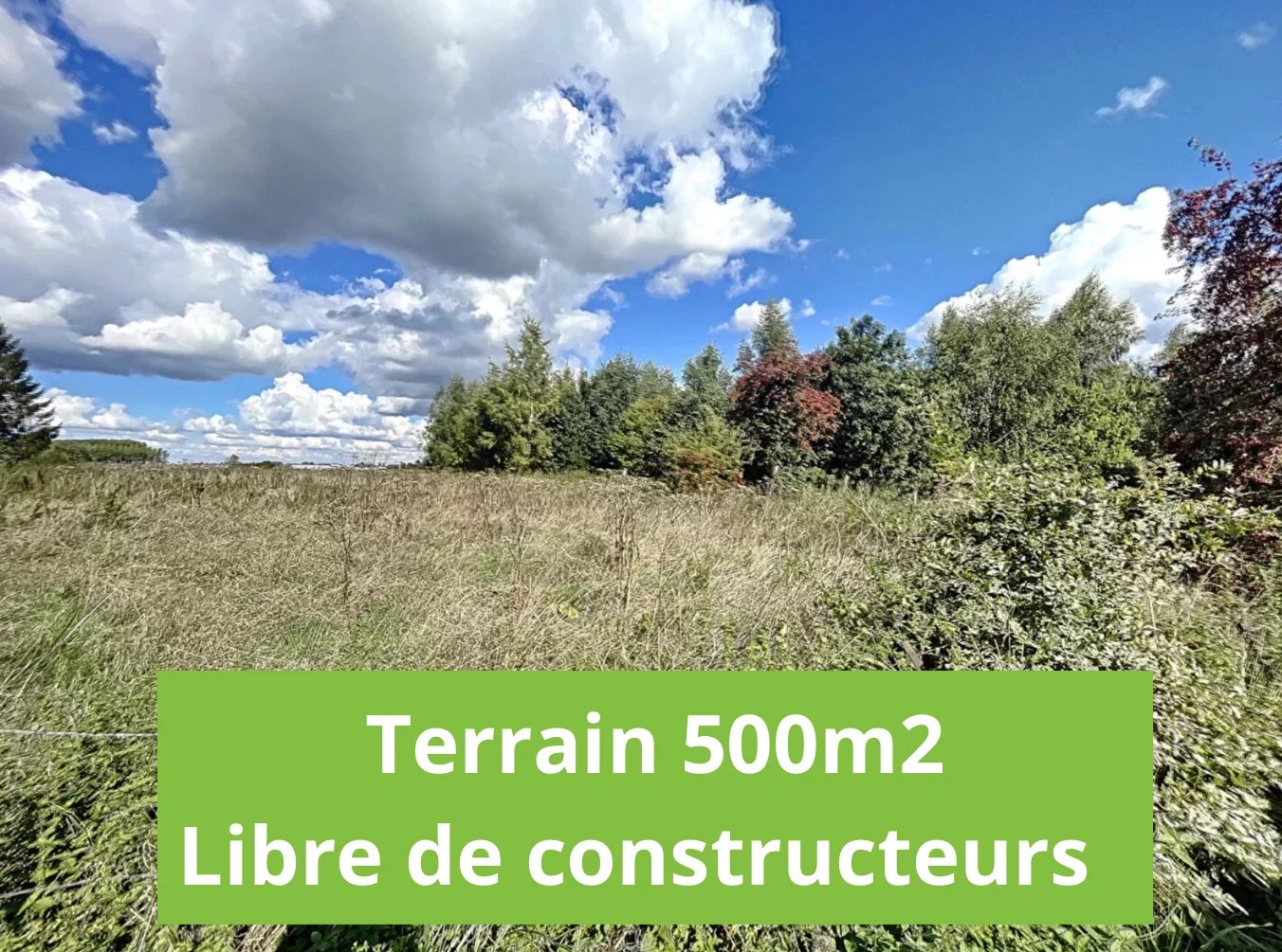 Photo Terrain  libre de constructeurs - 500m2 image 1/3