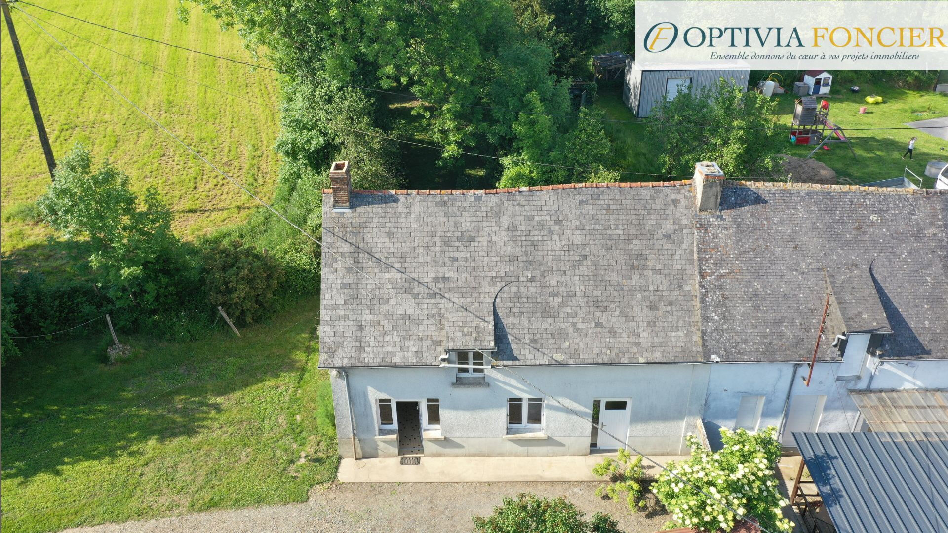 Maison T3 à rénover - 57 m² - 1 317 m² de terrain