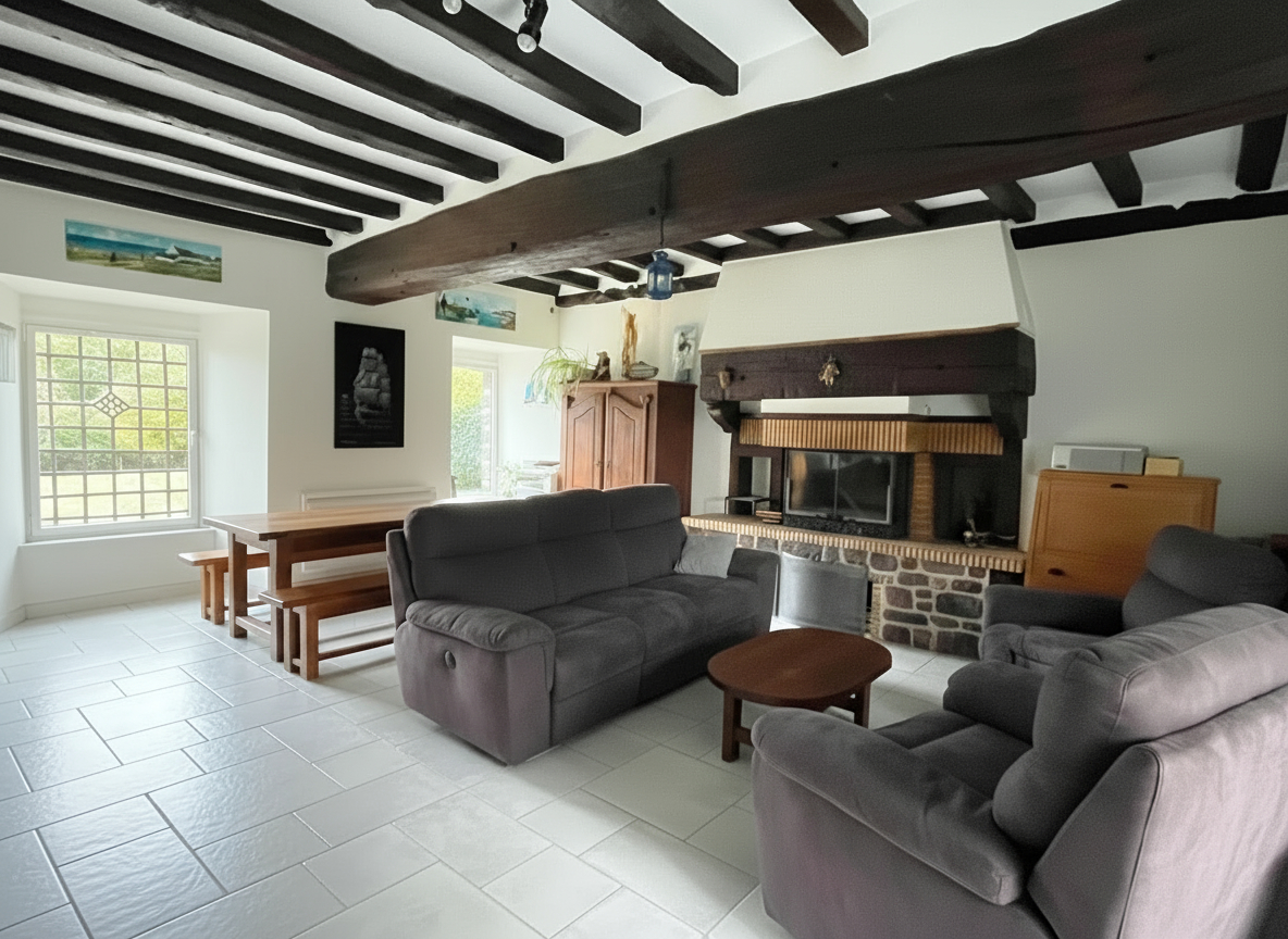 Photo Iffendic, Propriété de caractère en campagne 6 pièce(s) 141 m2 image 4/6