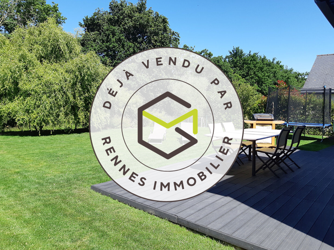 VENDU PAR L'AGENCE Chateaugiron belle maison  contemporaine sur un terrain de près de 600 m²