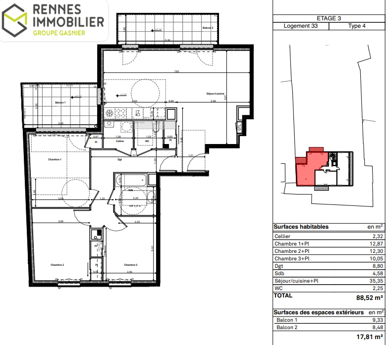 Agence immobilière de RENNES IMMOBILIER