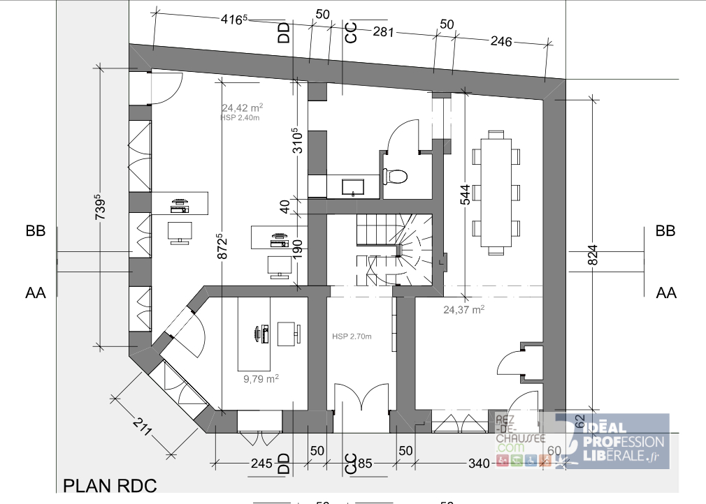QUARTIER SIMPLON - LOCAL COMMERCIAL DE 67M2