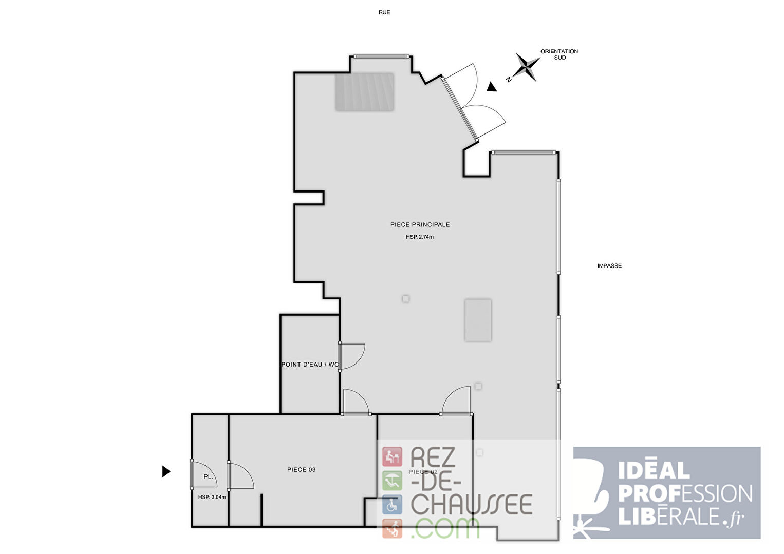 PARIS XVII - BEL ESPACE COMMERCIAL