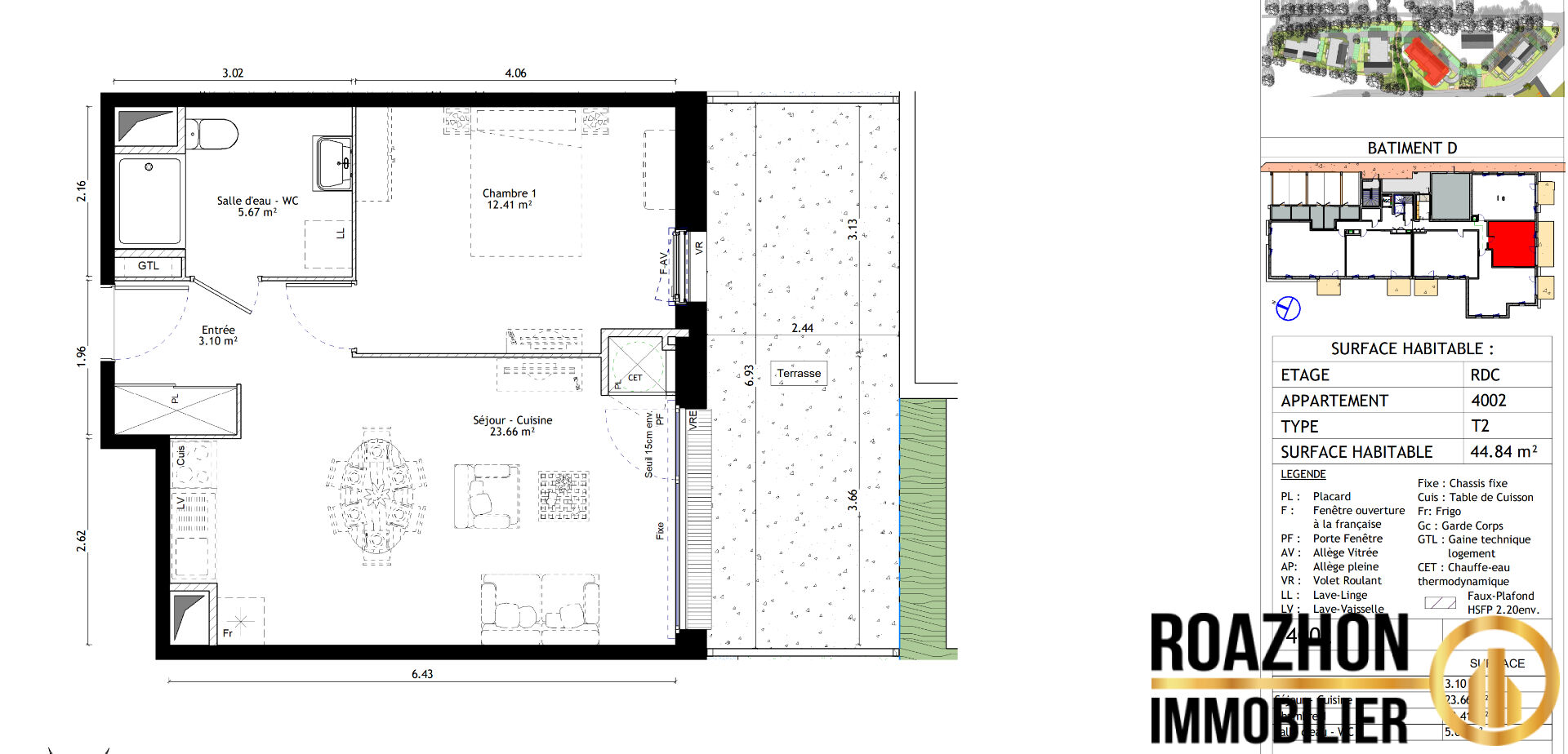 Photo Programme Neuf - T2 avec balcon image 2/3
