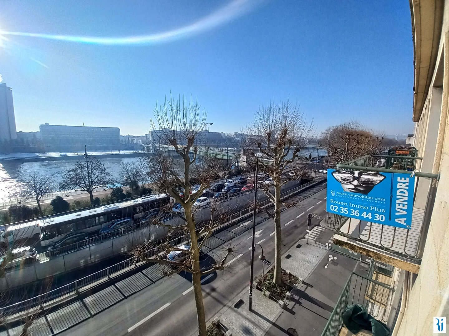 Appartement Rouen , balcon vue Seine, et Cathédrale 2 pièce(s) 52.8 m2