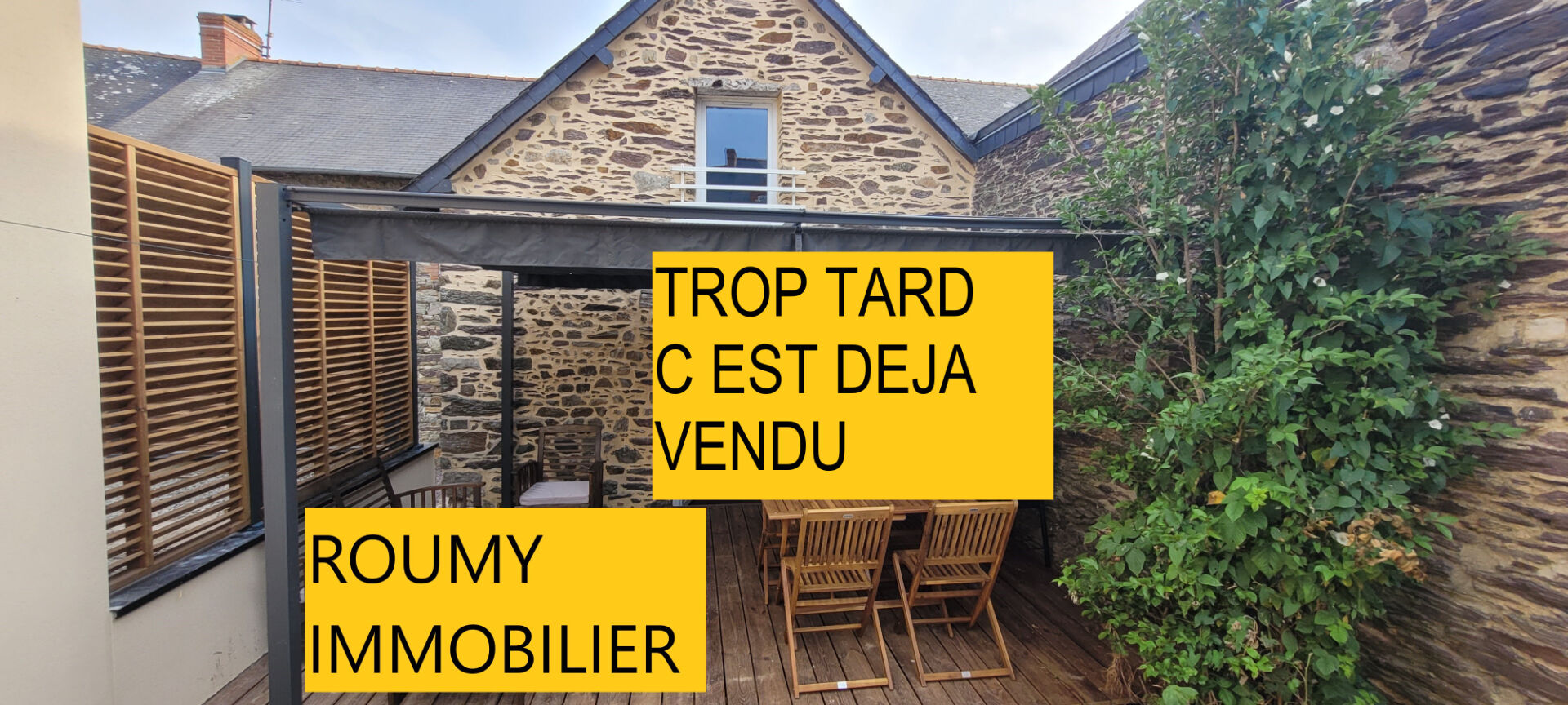 Photo Maison en pierres Baulon 5 pièce(s) 106m² image 1/6