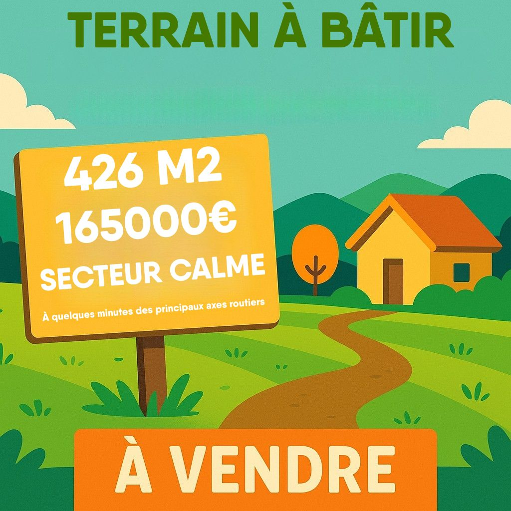 A vendre- St Pierre- Terrain de 619 m2