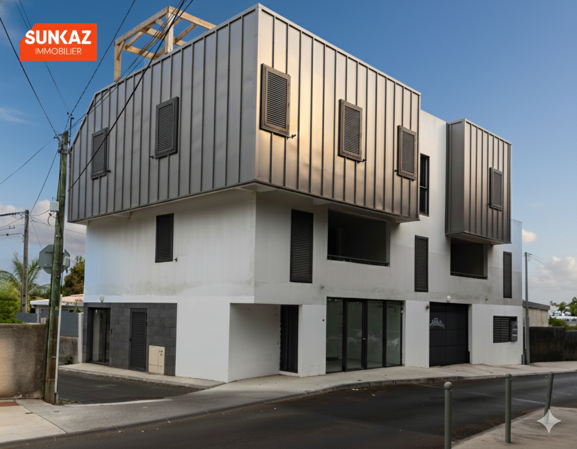 Local neuf avec vitrine à Saint-Pierre