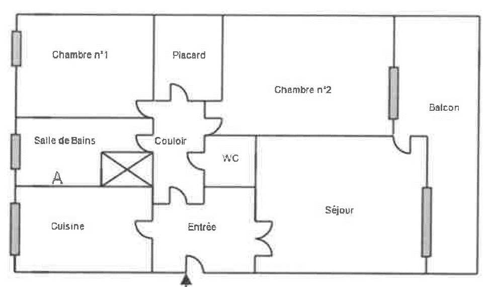 Appartement Franconville 3 pièce(s) 60.5 m2