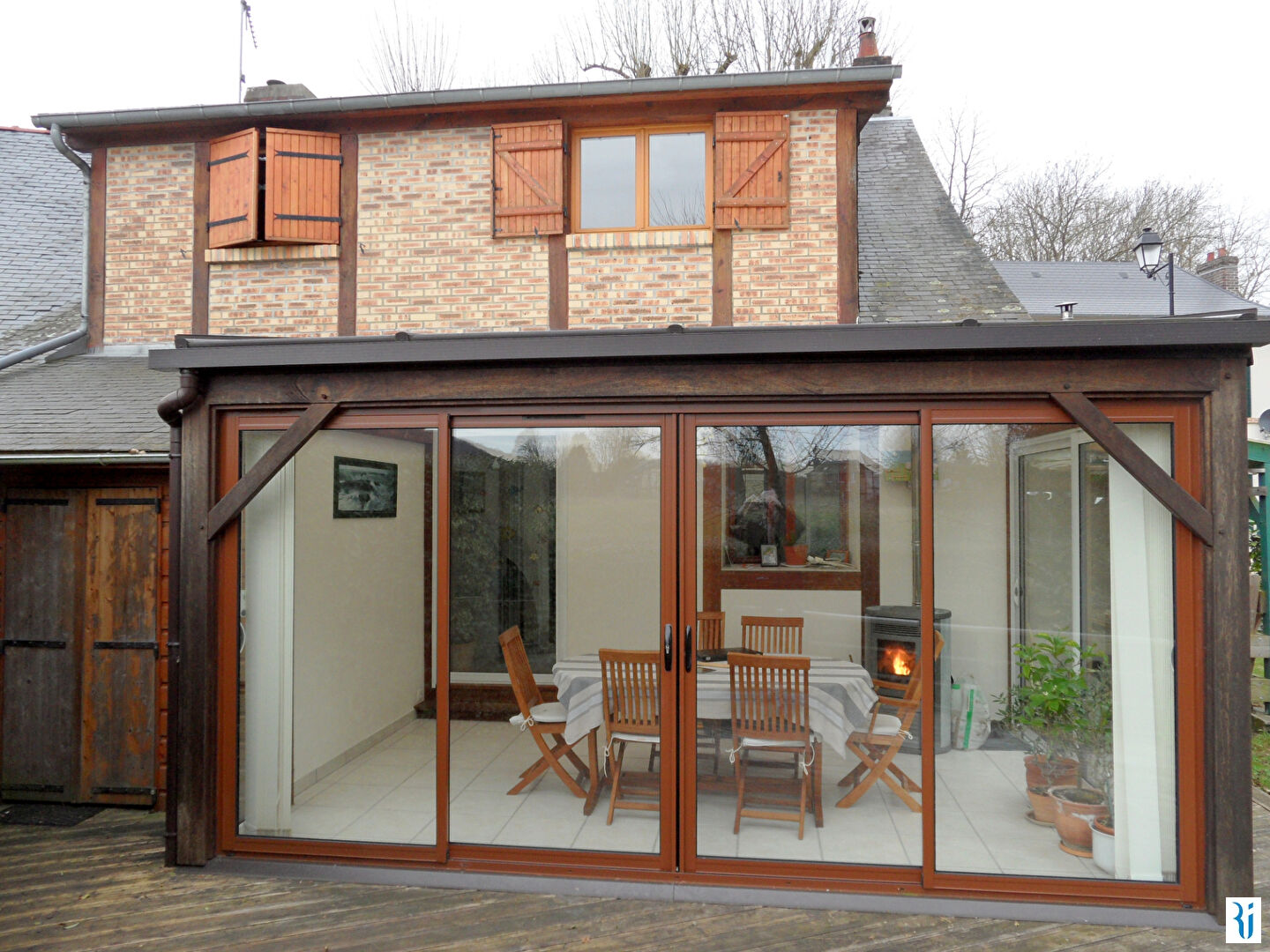 Photo Maison à Charleval 5 pièce(s) 103 m2 avec jardin, véranda et terrasse suspendue image 2/6