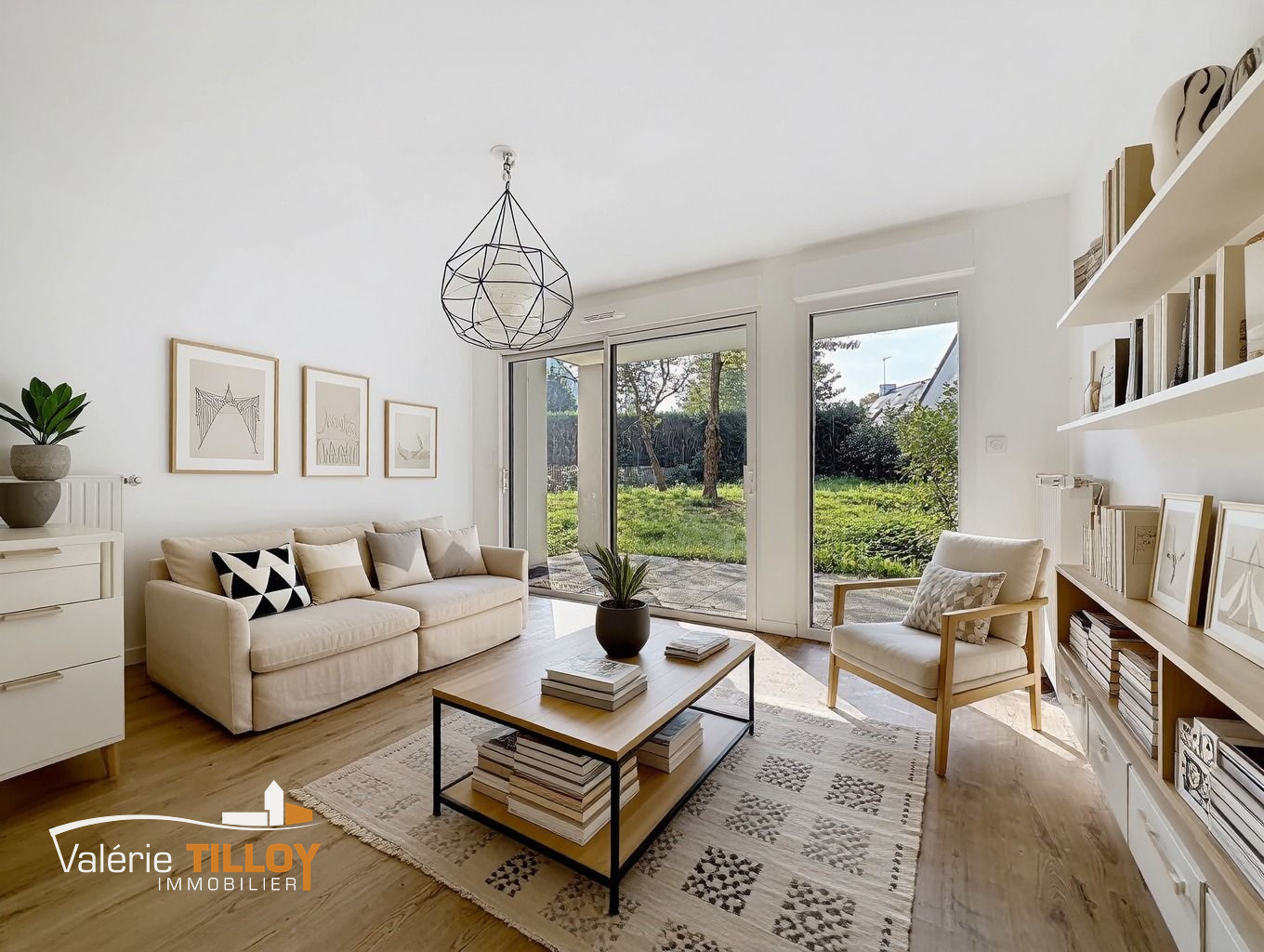 Bel appartement T3 avec jardin de 190m² exposé sud