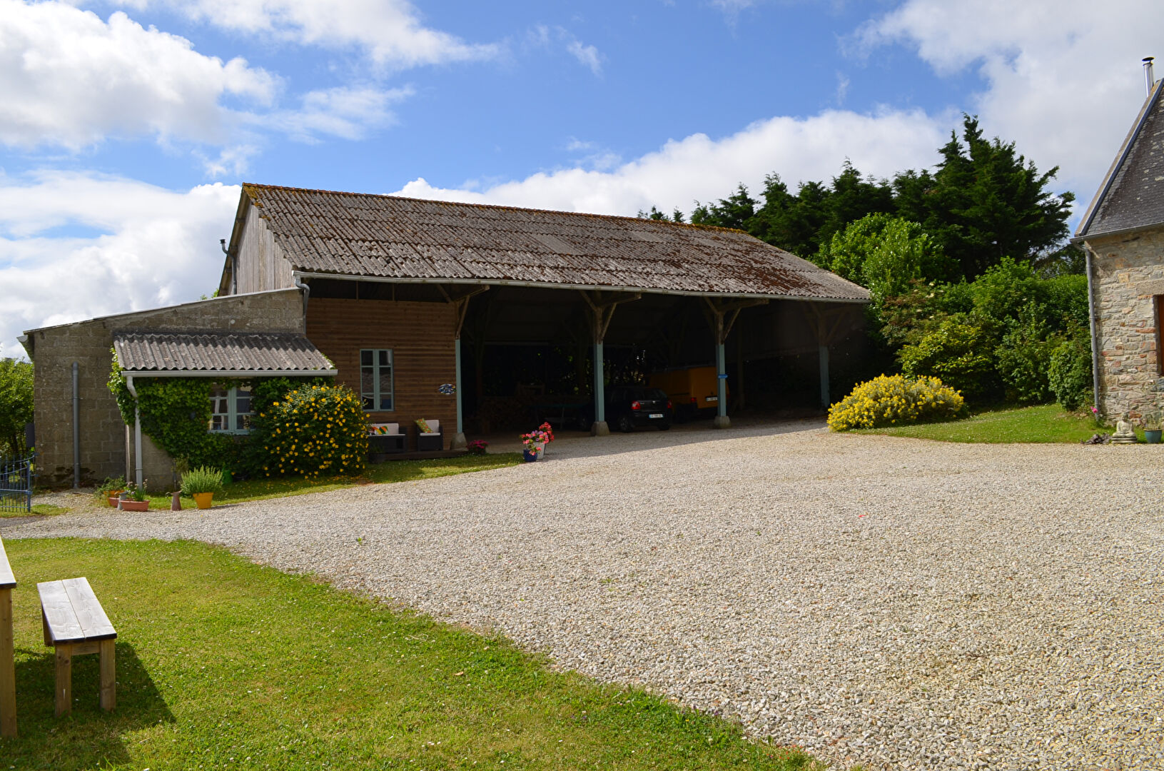 Photo Joli corps de ferme Saint Nic petite vue mer image 5/6