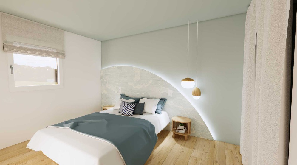 Photo Maison plain-pied PMR 92m2 - Travaux en cours - La Foret Fouesnant image 3/6