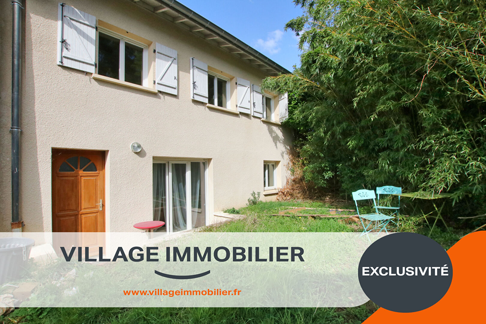 Appartement Jons T2 63.22 m² + garage + jardin