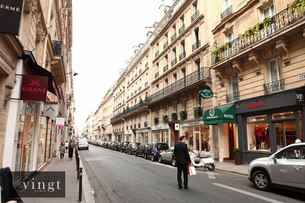 Street view showcasing shops and architecture near a property in Paris, Île-de-France, 75006.