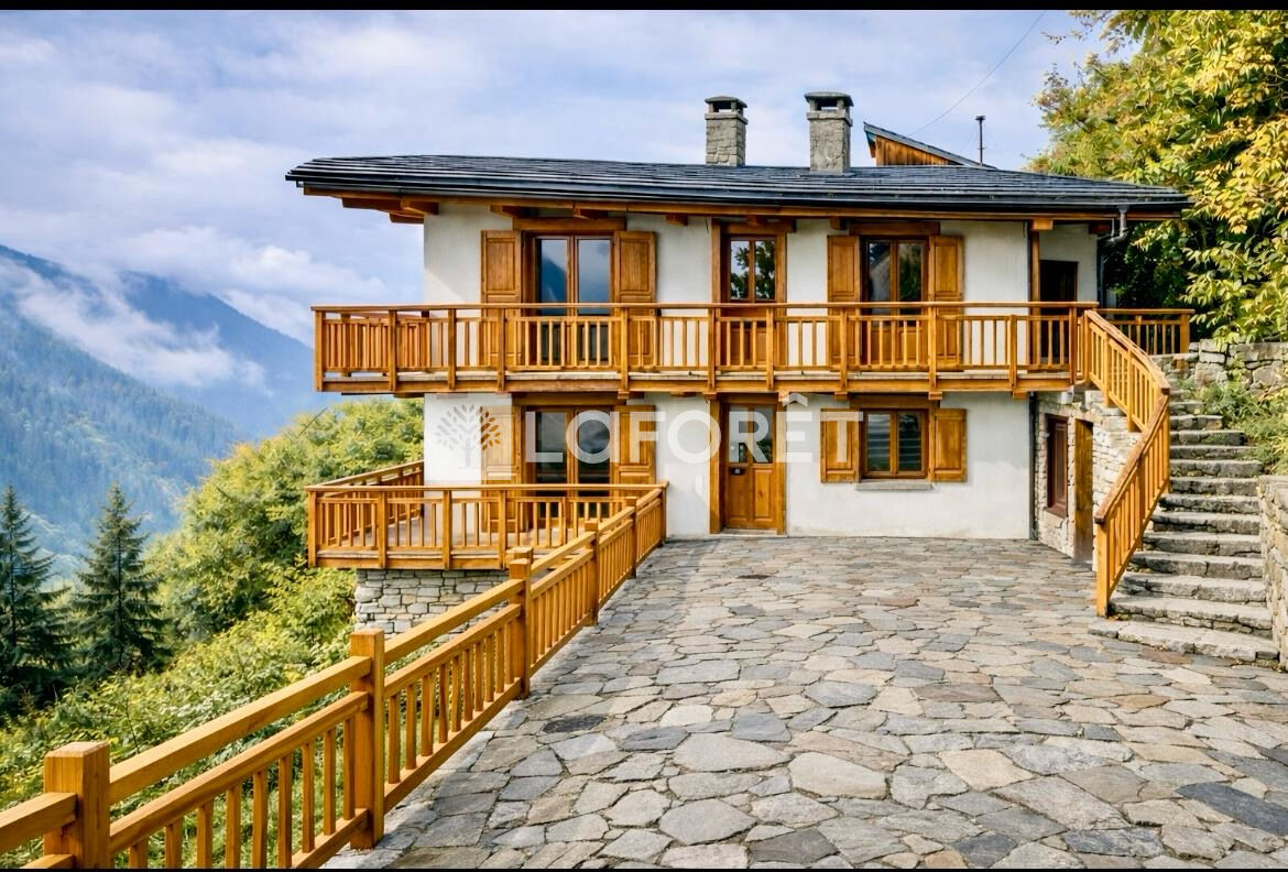 73210 Peisey-Nancroix Chalet T5 skis aux pieds avec vue exceptionnelle